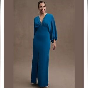 NWT - Sachin & Babi - Teal Gown - Size 0